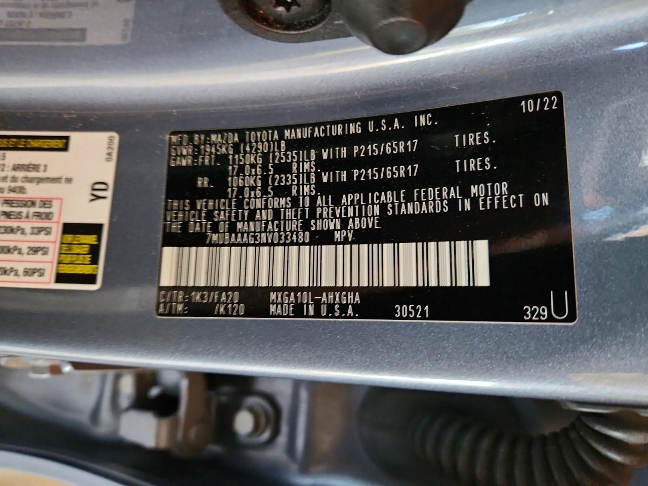 2022 Toyota Corolla Cross le