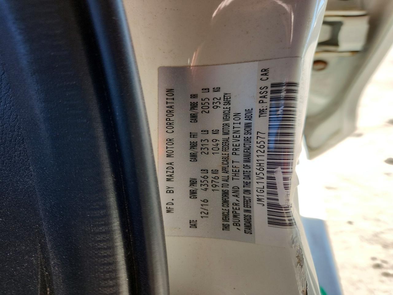 2017 Mazda 6 Touring
