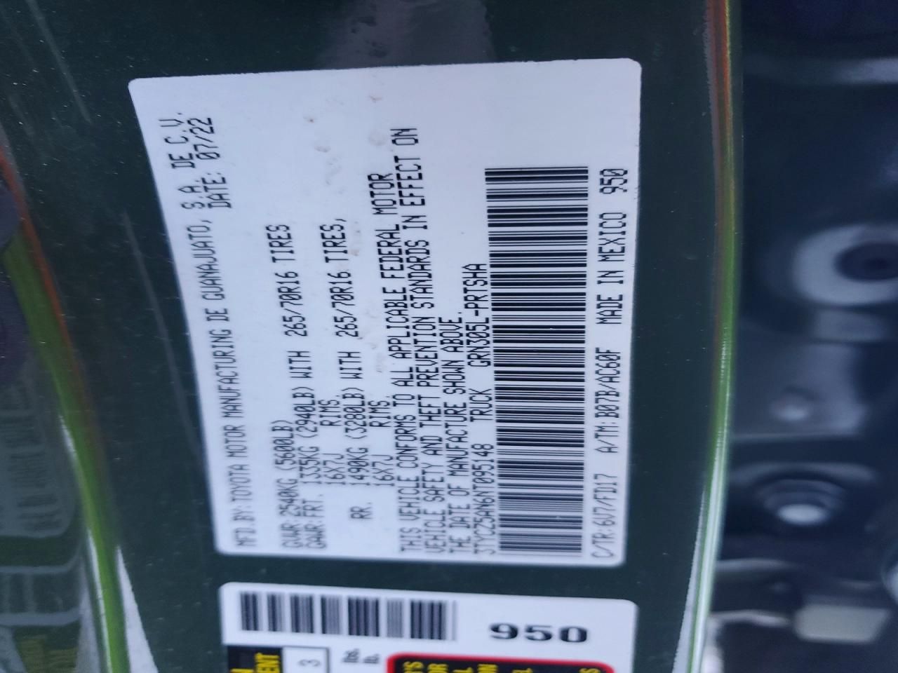 2022 Toyota Tacoma Double cab