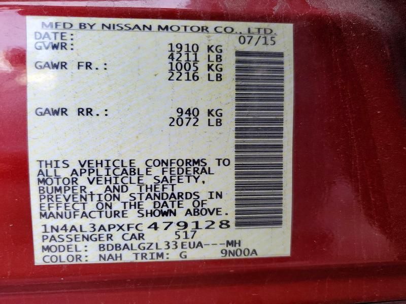 2015 Nissan Altima 2.5