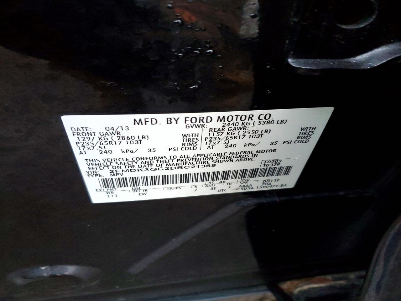 2013 Ford Edge se