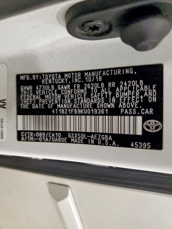 2019 Toyota Avalon xle