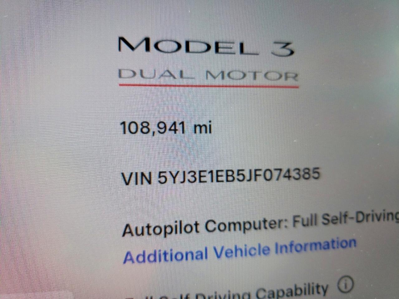 2018 Tesla Model 3