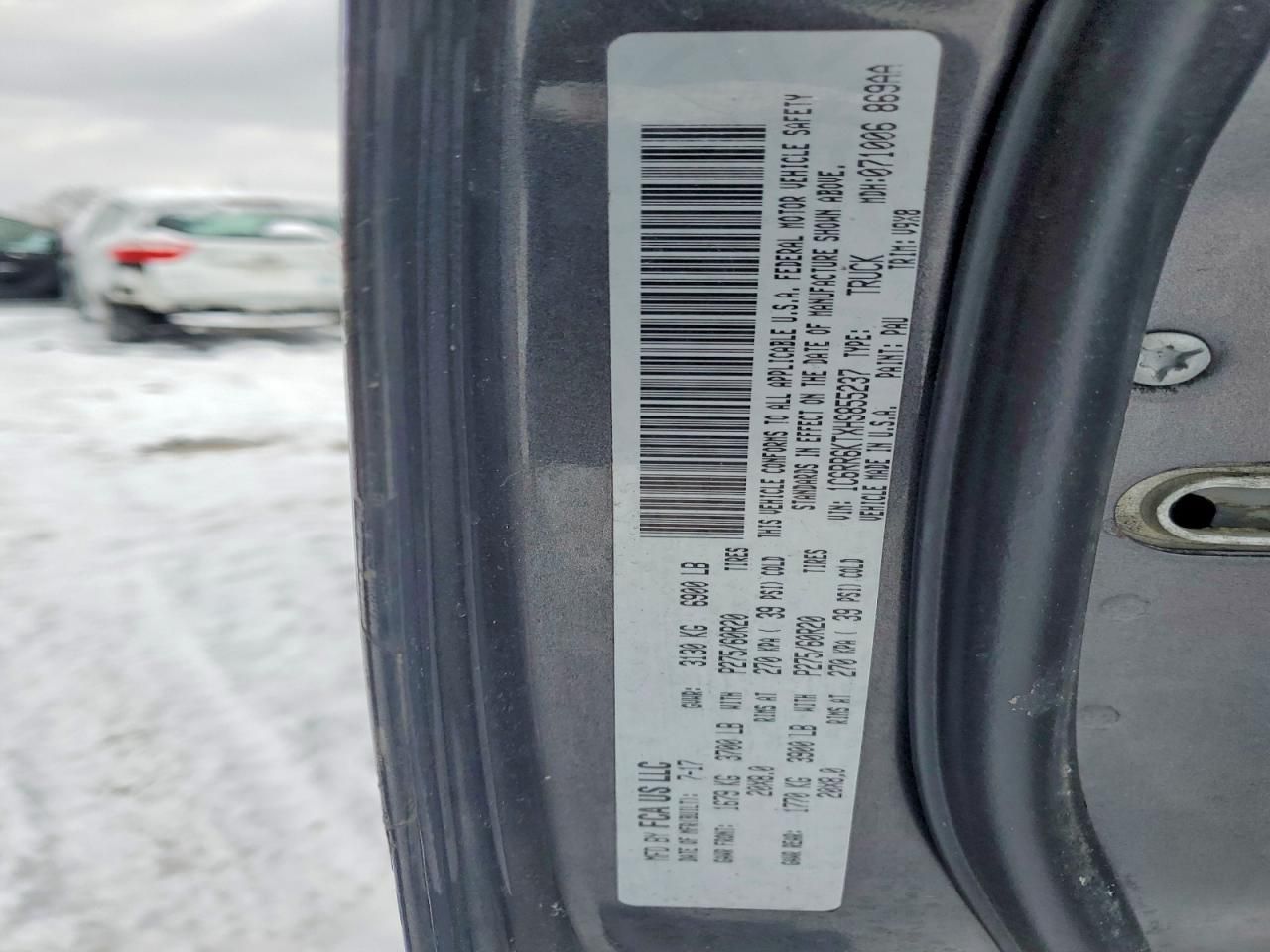 2017 Dodge Ram 1500 st