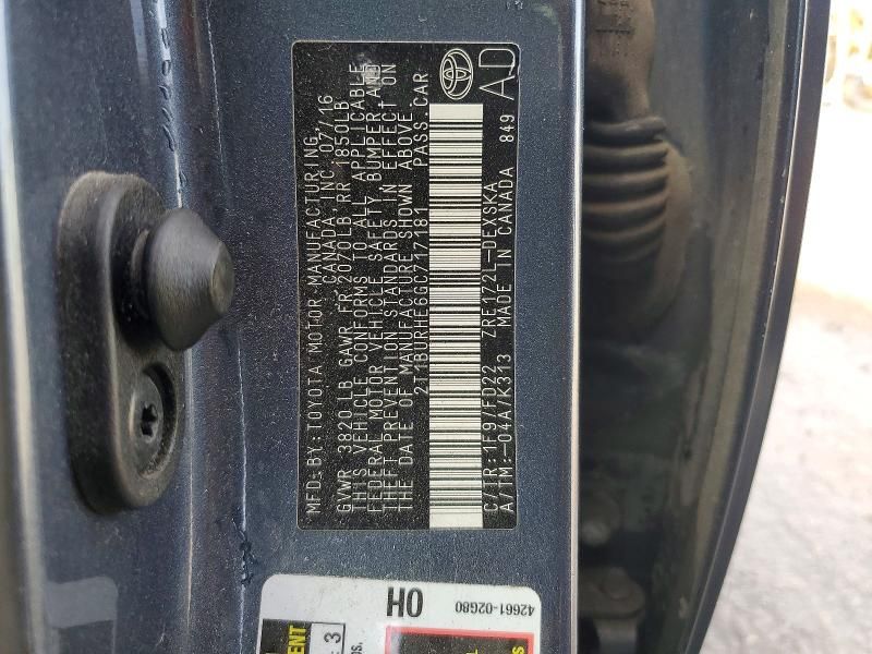 2016 Toyota Corolla l