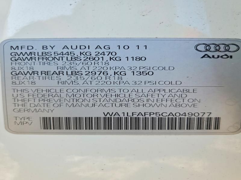 2012 Audi Q5 Premium Plus