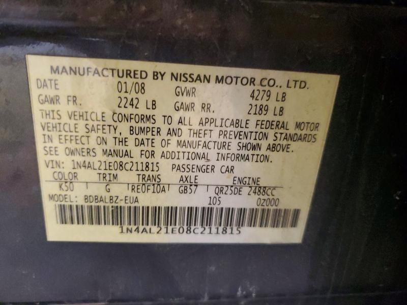 2008 Nissan Altima 2.5