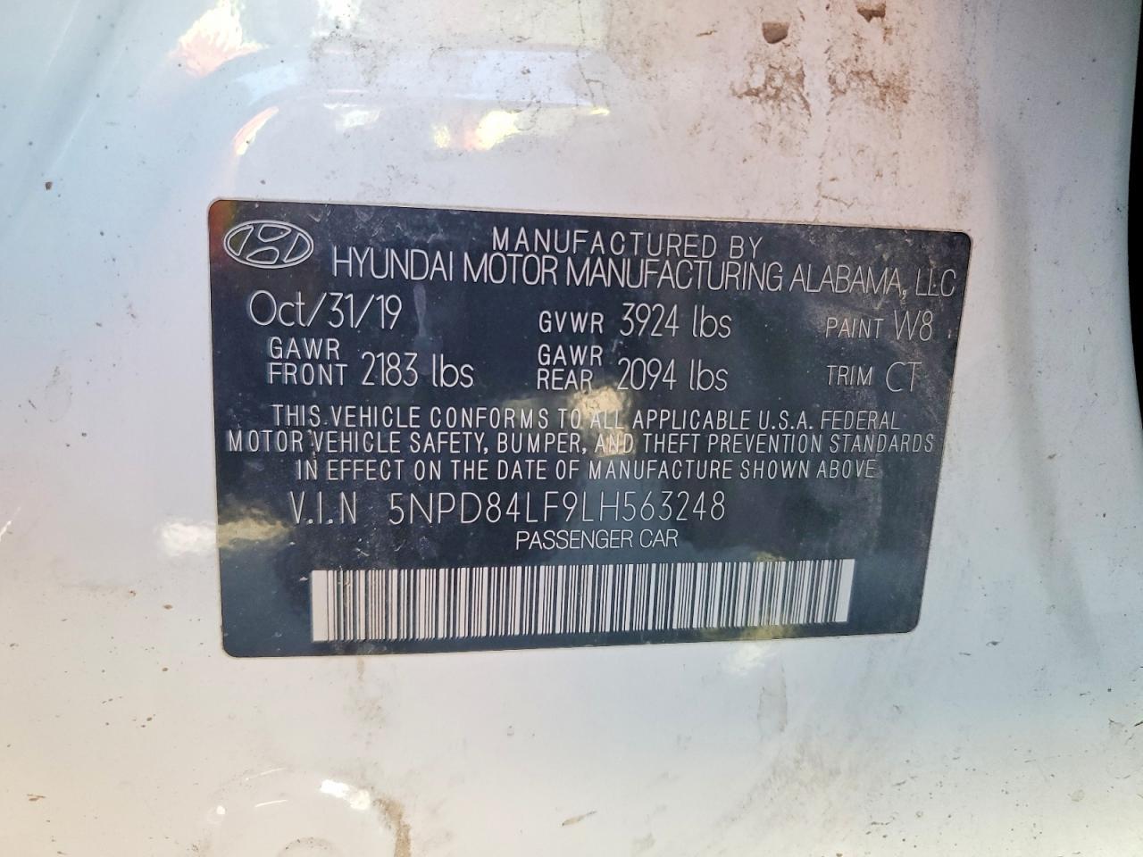 2020 Hyundai Elantra sel