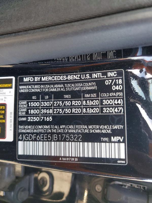 2018 Mercedes-Benz Gls 450 4matic