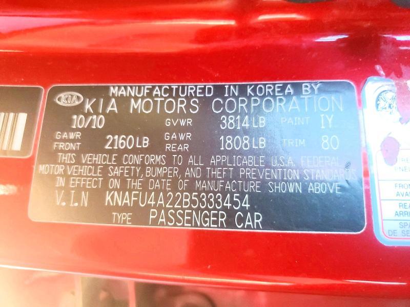 2011 KIA Forte ex
