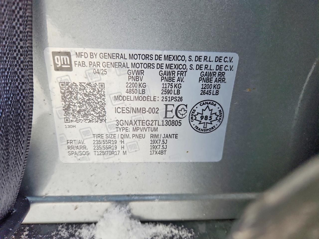 2026 Chevrolet Equinox rs