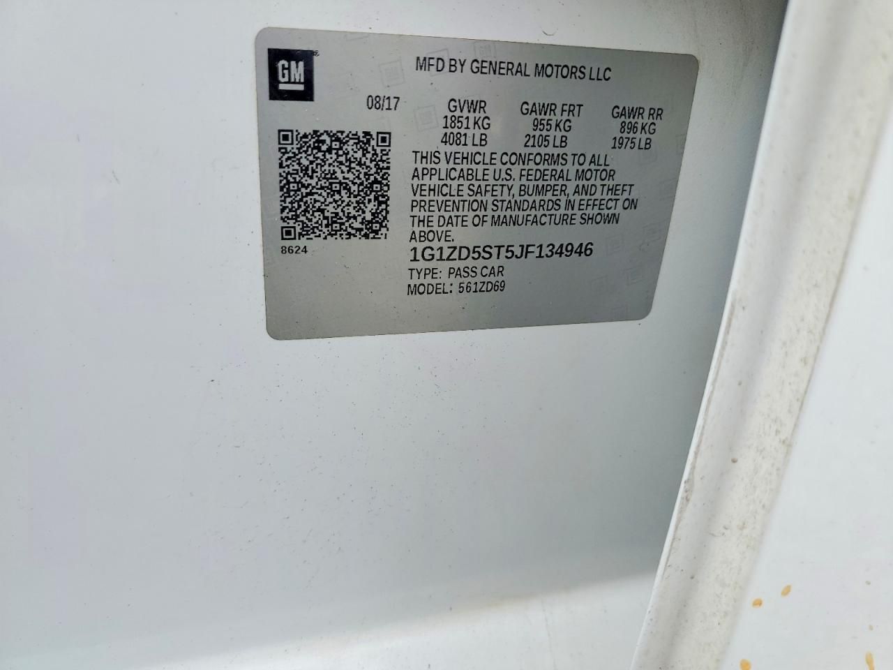 2018 Chevrolet Malibu lt