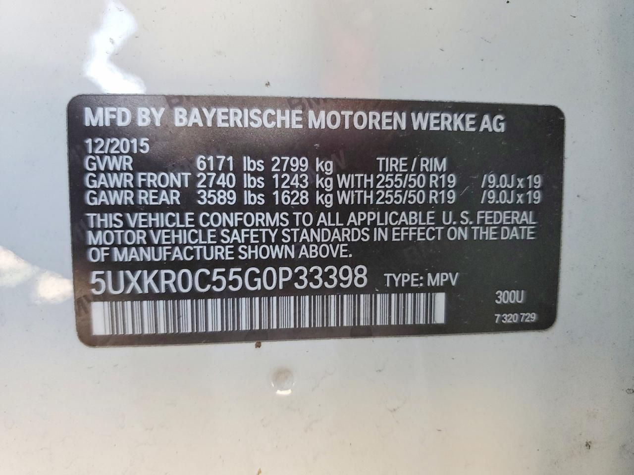 2016 BMW X5 Xdrive35i