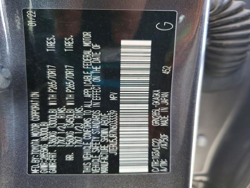 2022 Toyota 4runner SR5 Premium