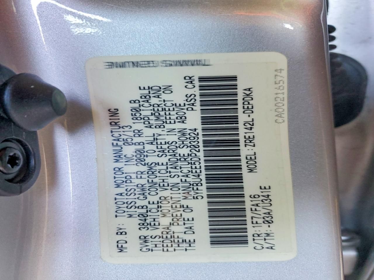 2013 Toyota Corolla Base