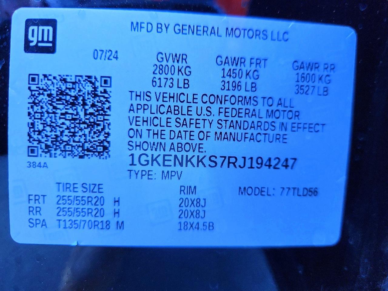 2024 GMC Acadia Uplevel