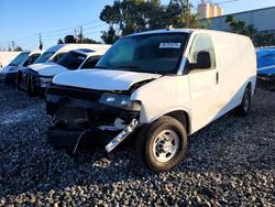 Chevrolet Express G2500 salvage cars for sale: 2018 Chevrolet Express G2500