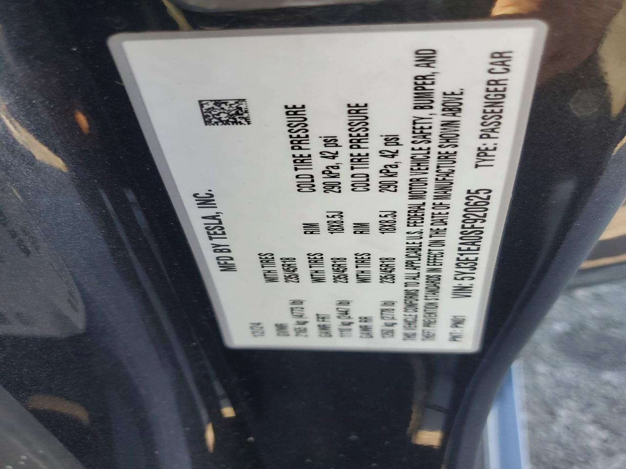 2025 Tesla Model 3