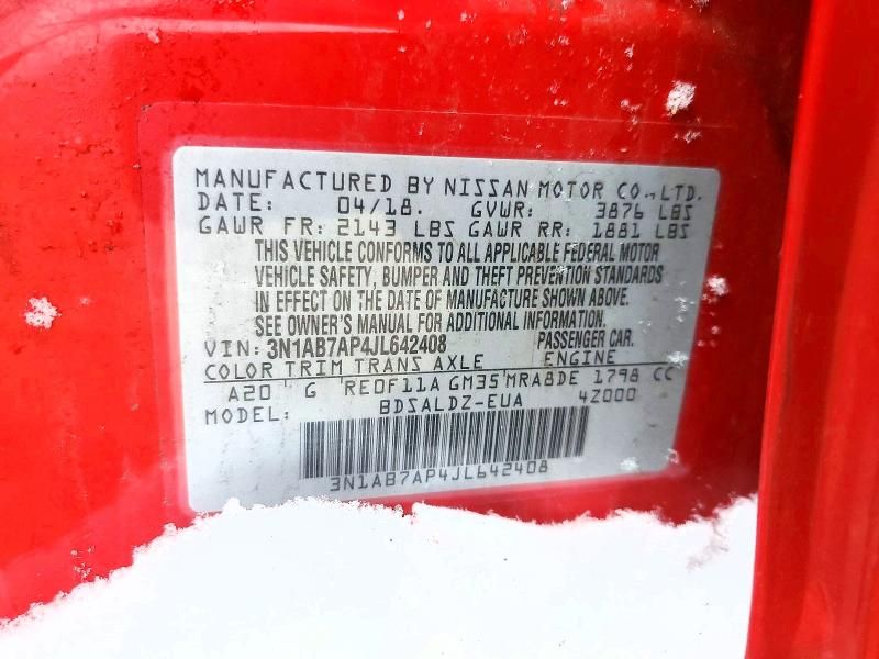 2018 Nissan Sentra s