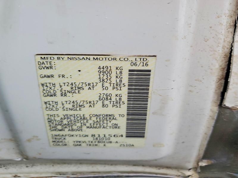 2016 Nissan NV 2500 Delivery Van