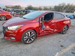 Nissan salvage cars for sale: 2021 Nissan Versa sr