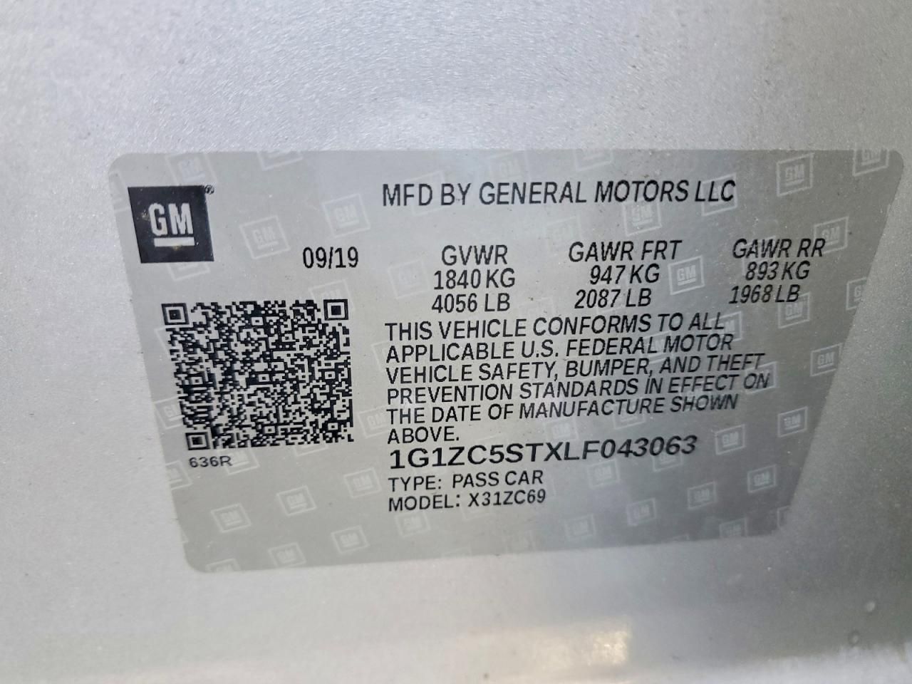 2020 Chevrolet Malibu ls