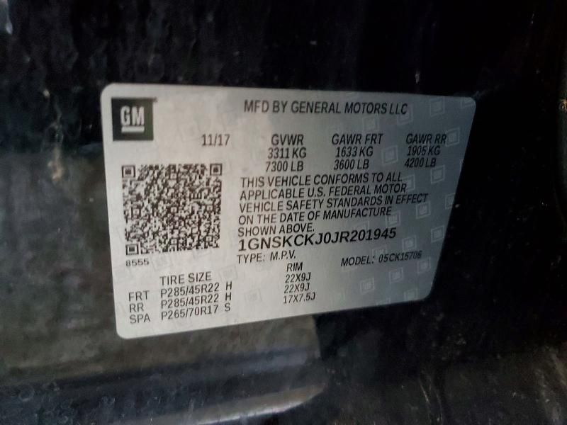 2018 Chevrolet Tahoe K1500 Premier