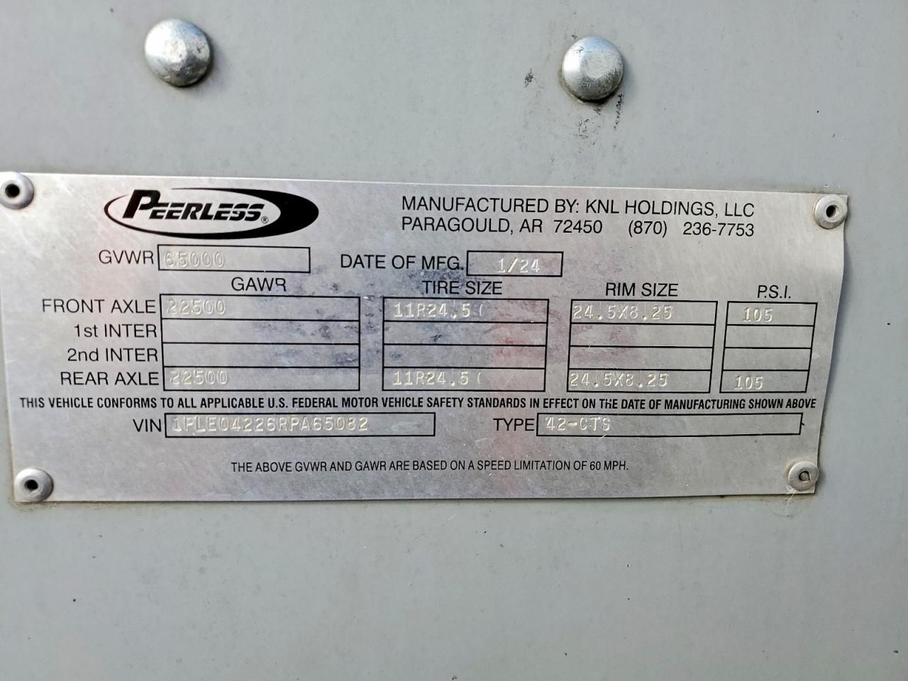 2024 Peerless 42-CTS Chip Trailer