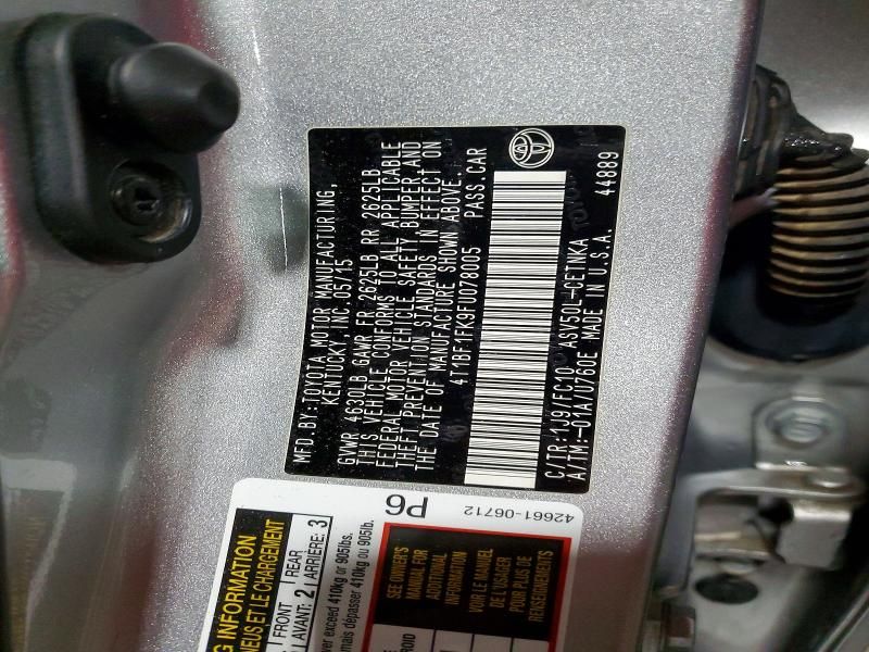 2015 Toyota Camry le