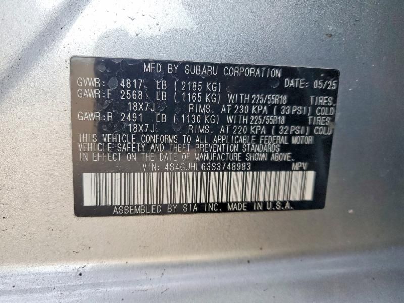 2025 Subaru Crosstrek Limited