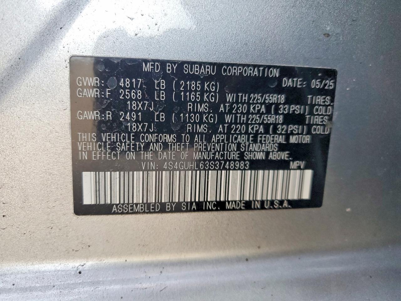 2025 Subaru Crosstrek Limited