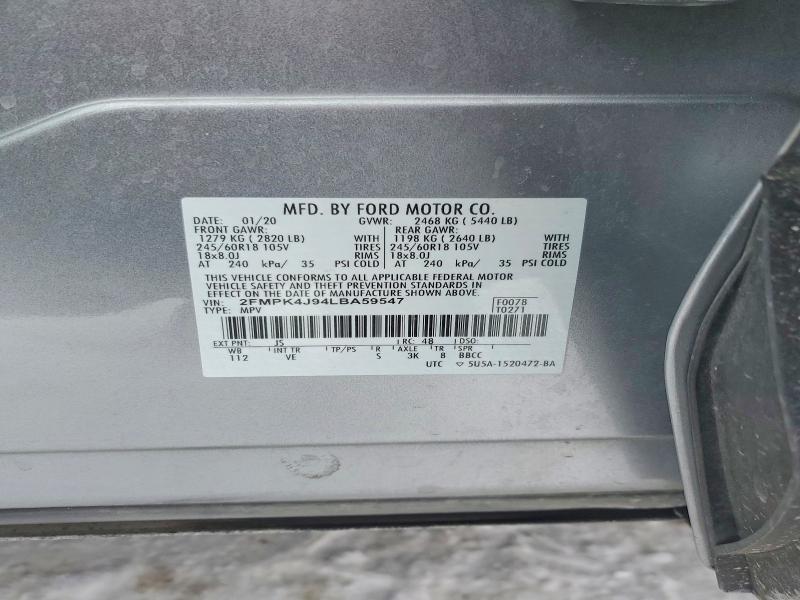 2020 Ford Edge sel