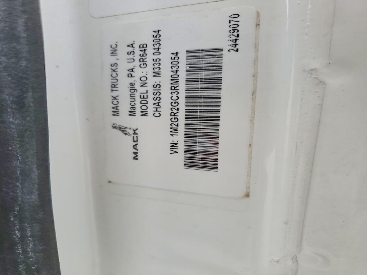 2024 Mack Granite Ready MIX Truck