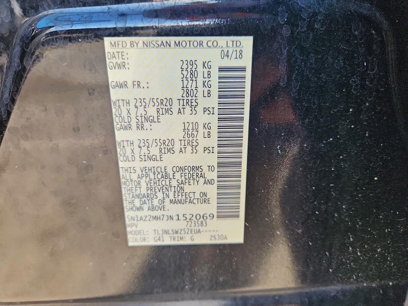 2018 Nissan Murano s
