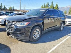 Chevrolet salvage cars for sale: 2019 Chevrolet Traverse ls