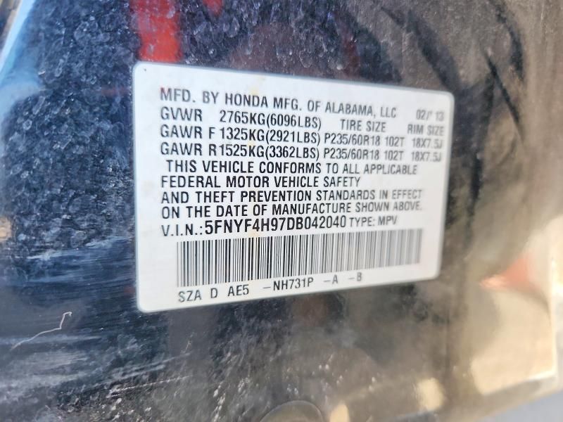 2013 Honda Pilot Touring