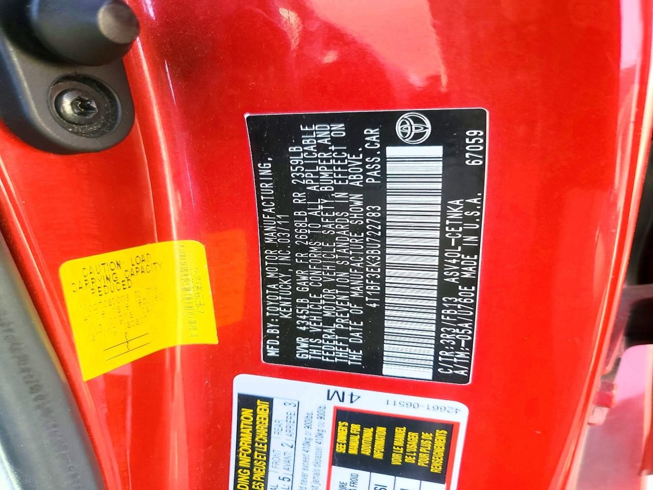 2011 Toyota Camry Base