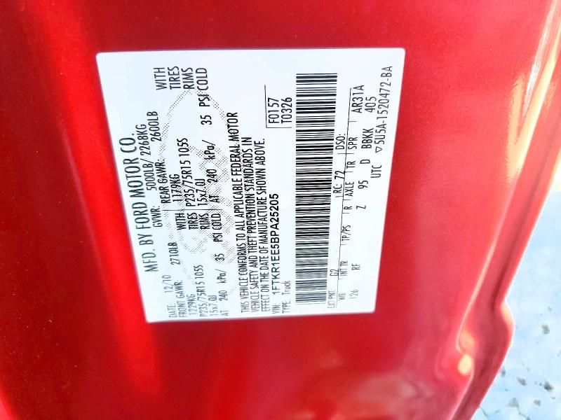 2011 Ford Ranger Super cab