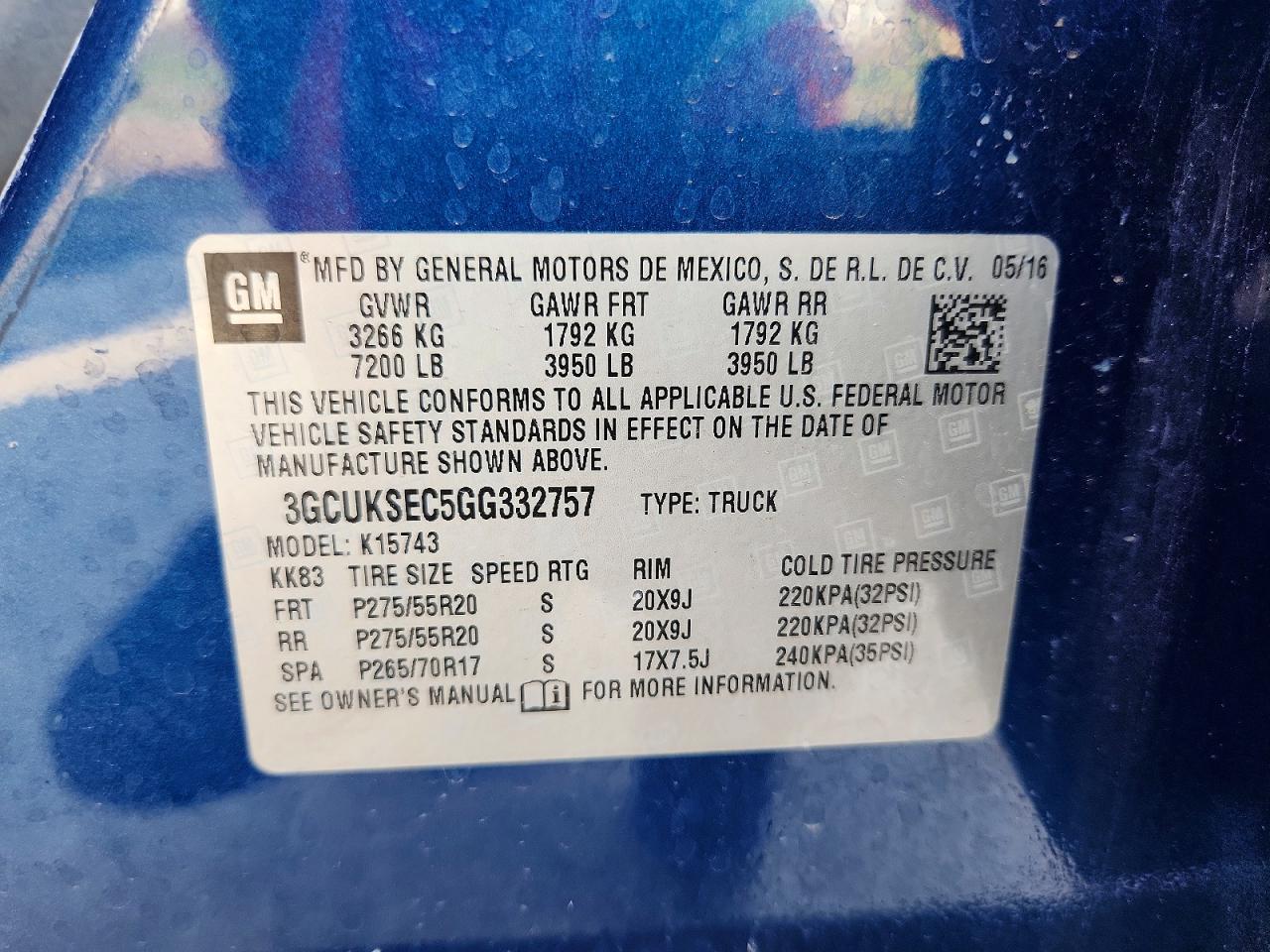 2016 Chevrolet Silverado K1500 LTZ