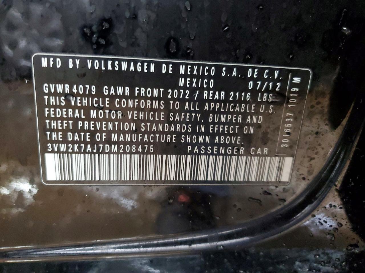 2013 Volkswagen Jetta Base
