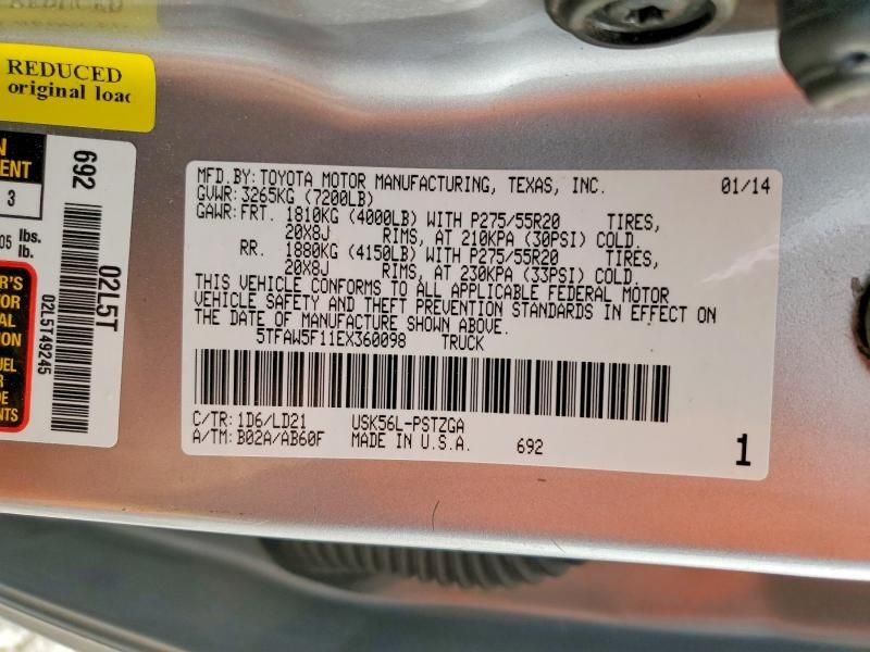 2014 Toyota Tundra Crewmax Platinum