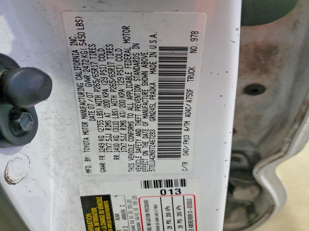 2007 Toyota Tacoma Double Cab