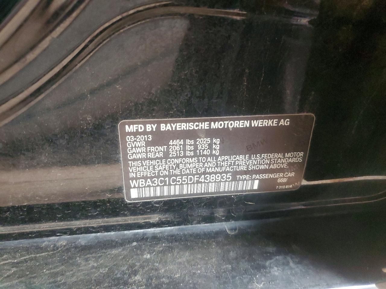 2013 BMW 328 i Sulev