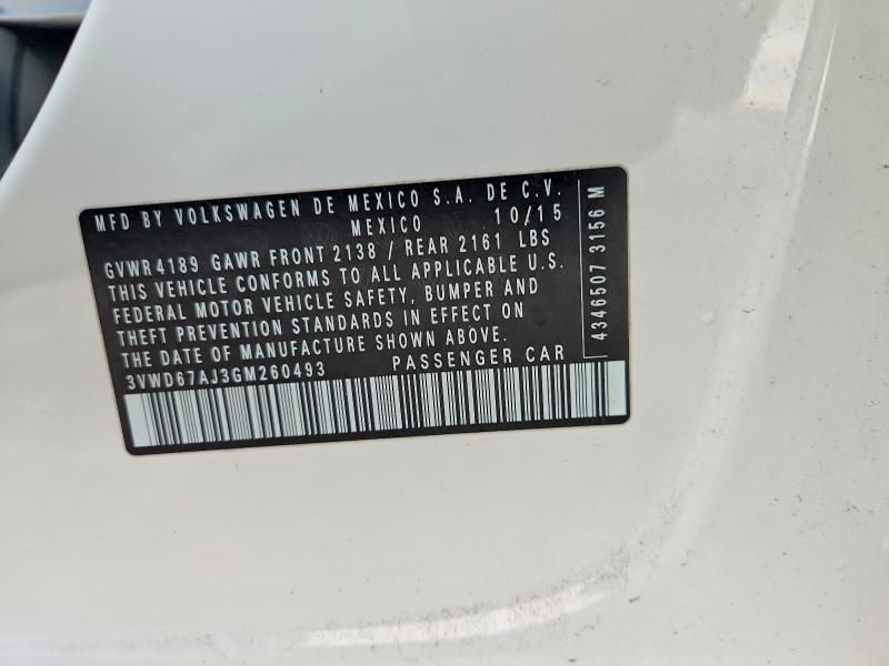 2016 Volkswagen Jetta se