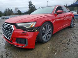 Audi salvage cars for sale: 2019 Audi A6 Premium Plus