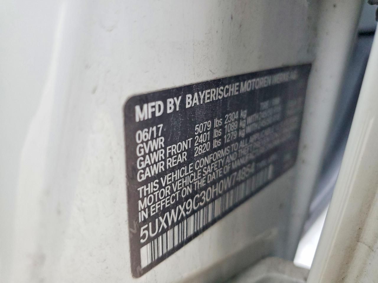 2017 BMW X3 Xdrive28i