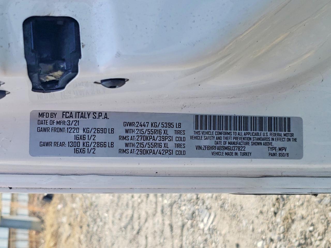 2021 Dodge RAM Promaster City Delivery Van