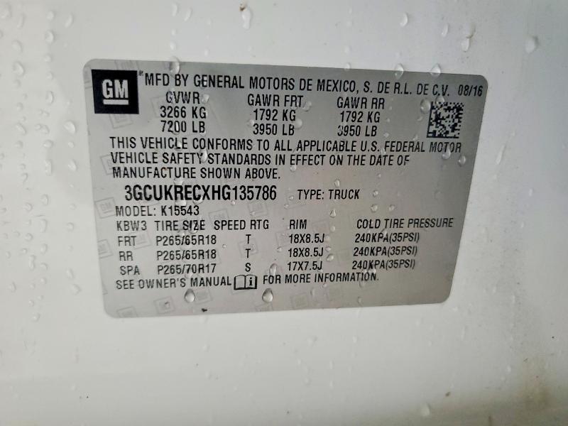 2017 Chevrolet Silverado K1500 LT
