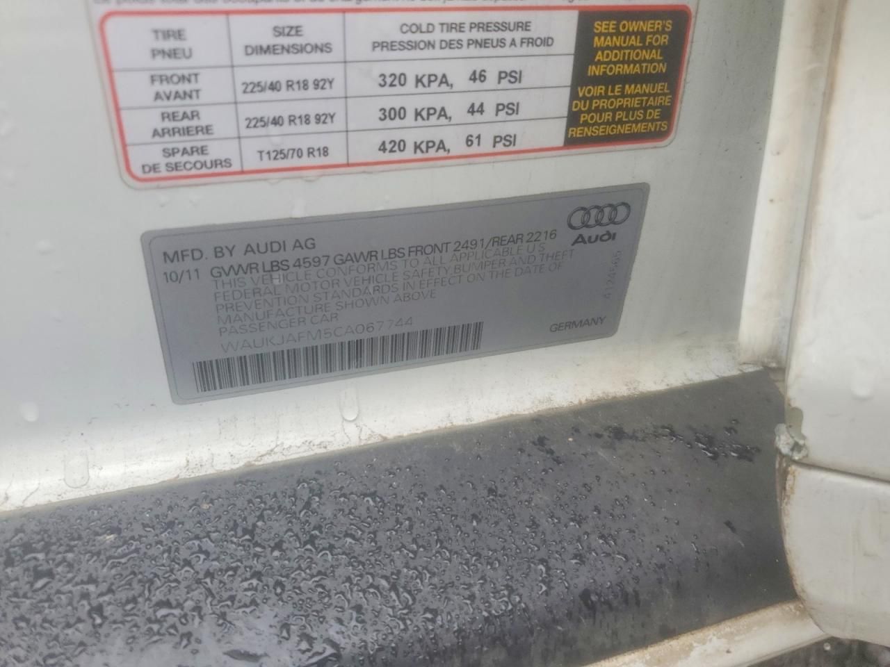 2012 Audi A3 Premium Plus