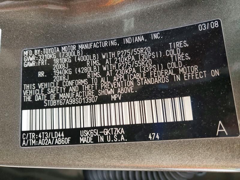 2008 Toyota Sequoia Platinum